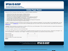 Tablet Screenshot of paperroom.ipsa.org