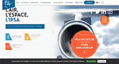Desktop Screenshot of ipsa.fr
